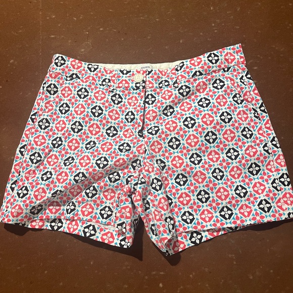 crown & ivy Pants - 🔥crown & ivy Pink and Black Geometric Women's Shorts